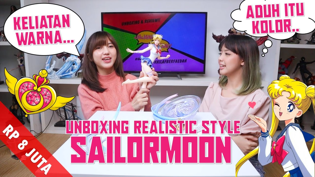 DENGAN KEKUATAN PANTSU AKAN MENGHUKUMMU !! UNBOXING STATUE ANIME FAVORITE, SAILOR MOON !!