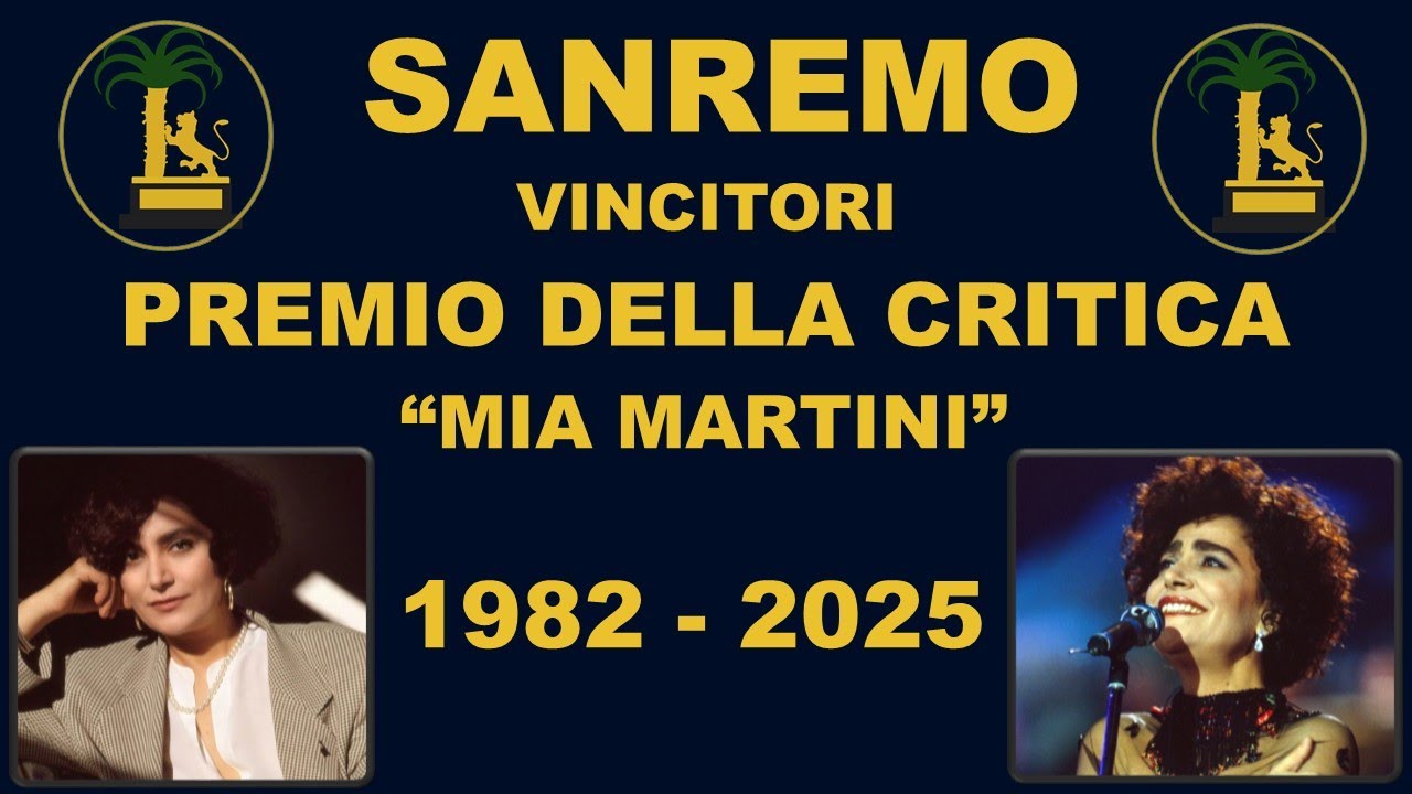 Festival di Sanremo: Premio della Critica Mia Martini 1982-2025