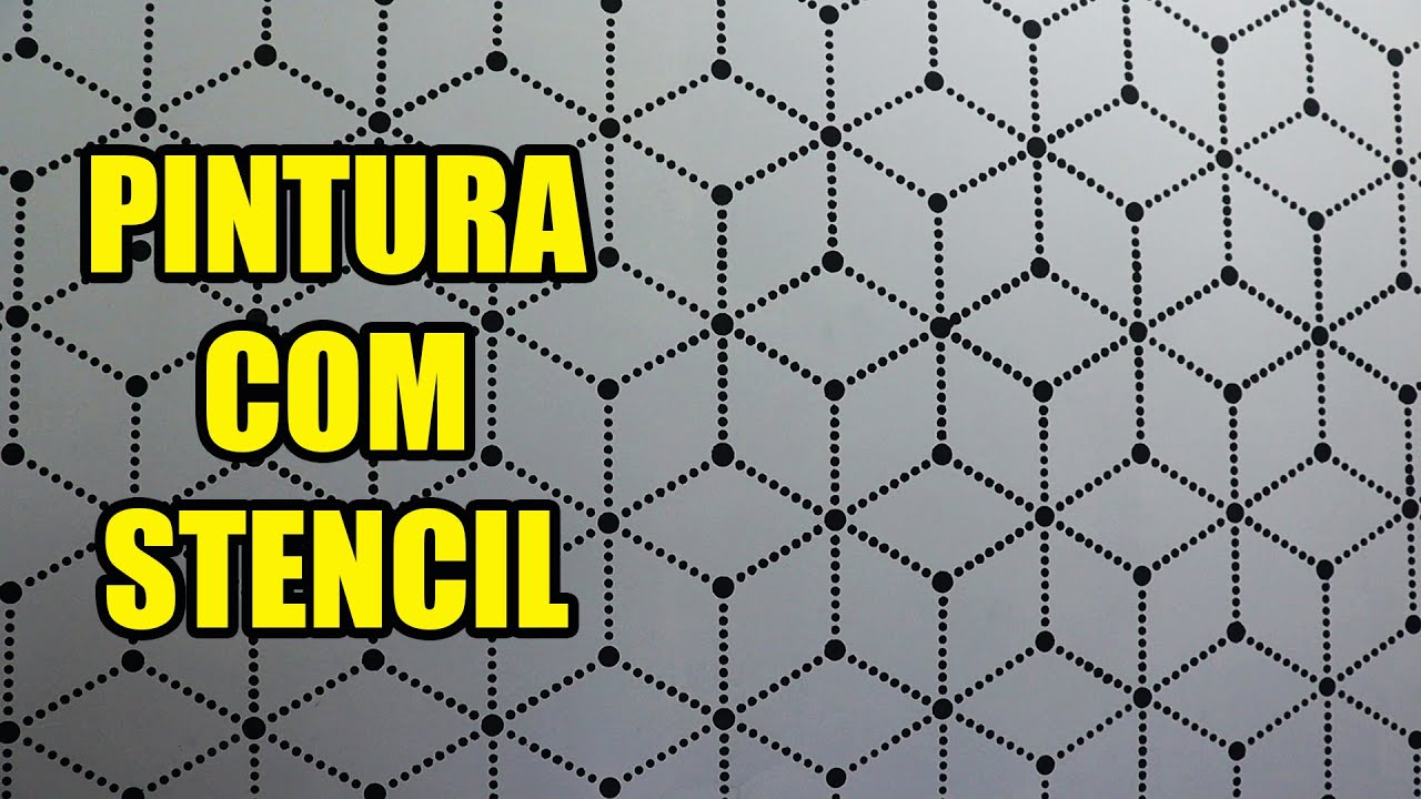 Essa PINTURA DECORATIVA Vai Mudar Sua Casa - STENCIL Para Parede