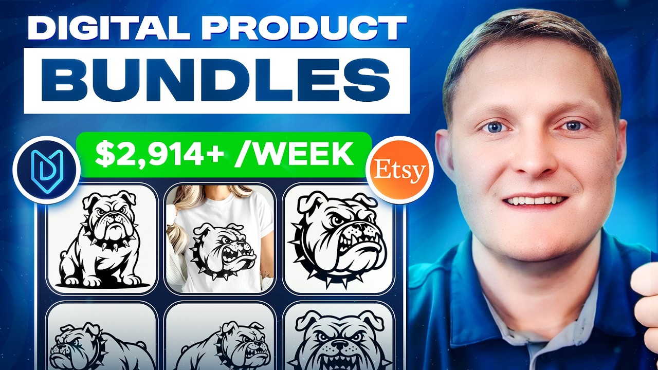 The Easiest Way to Sell Digital Product Bundles on Etsy ($11,656/MONTH)