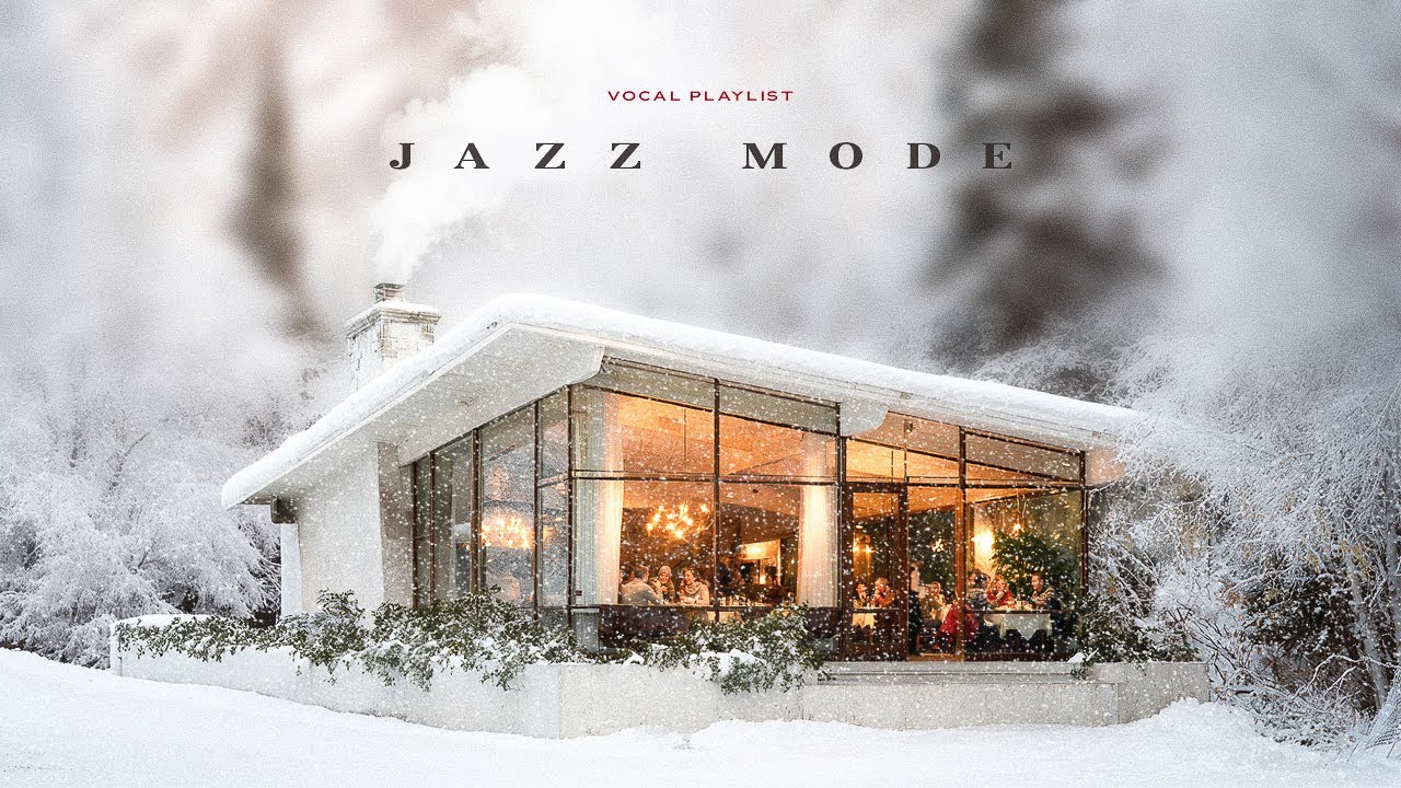 winter jazz mode ❄️ 마음을 녹여줄 부드러운 보컬 재즈 & 피아노 | 아늑한 카페 분위기