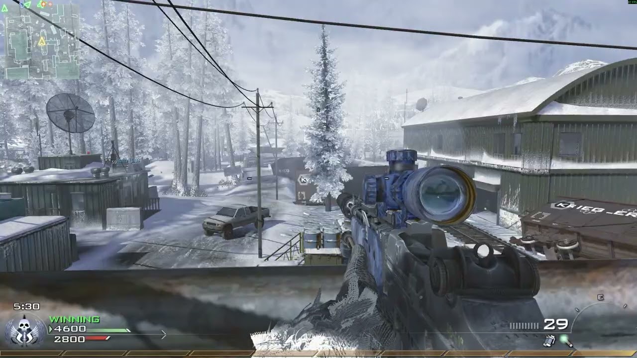 MW2 in 2025 - Clutch Nuke on Derail using M21 EBR (mostly) 