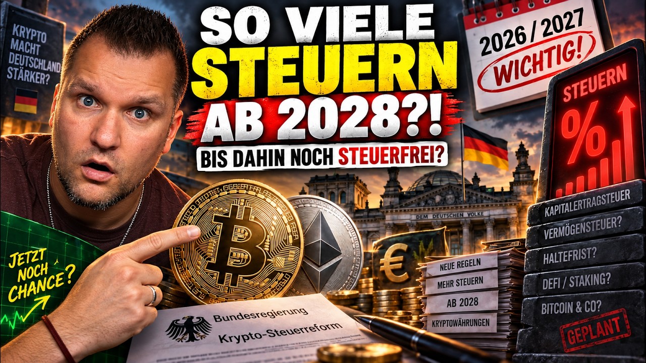 Krypto Steuer: Haltefrist f&auml;llt! Das MUSST DU jetzt wissen! Warum 2027 entscheidend wird!