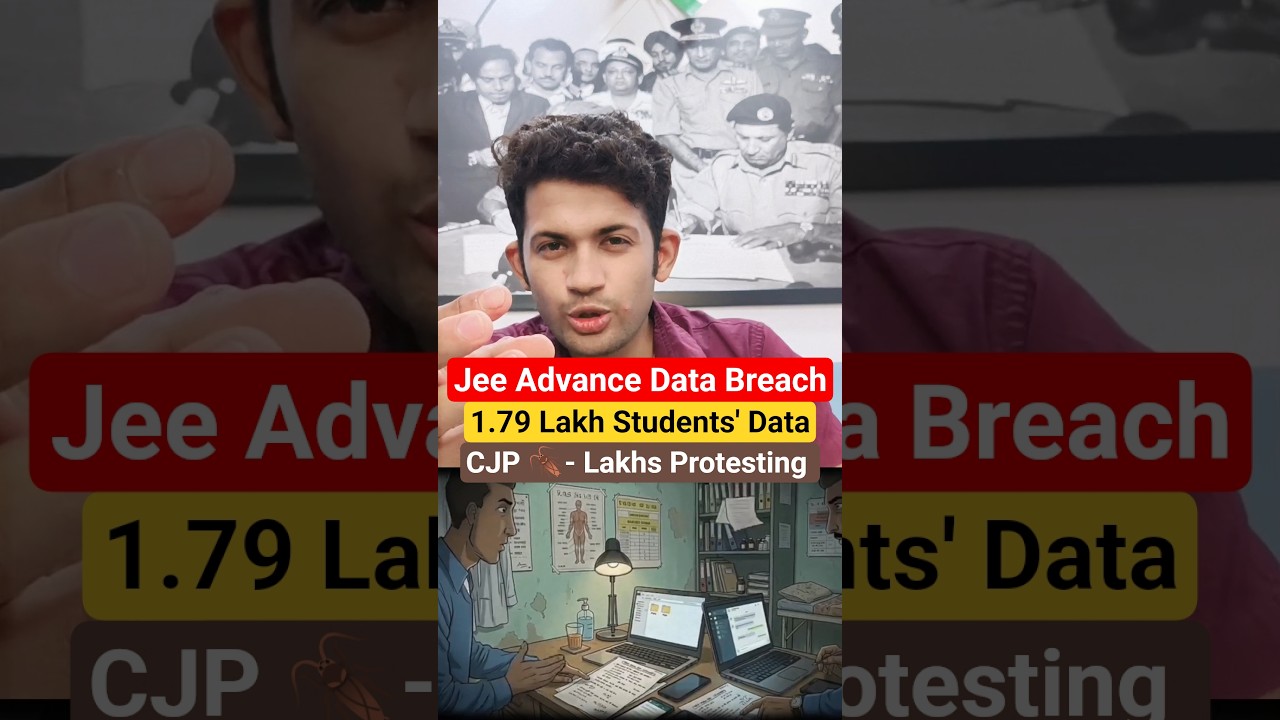 1.79 lakh of Jee Advanced leaked in read-only access. #paperleak #neet #jeeadvanced #iit #viral