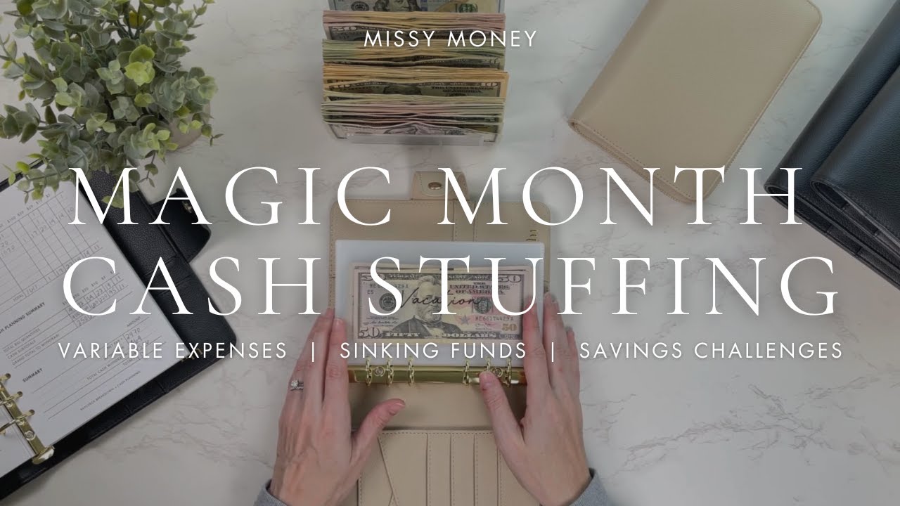 Cash Stuffing $2,506 | May No. 5 | Magic Month | Sinking Funds + Savings Challenges | Cash Envelopes