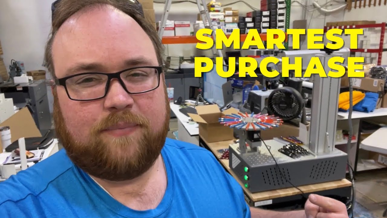 Pen business update - using the fiber laser