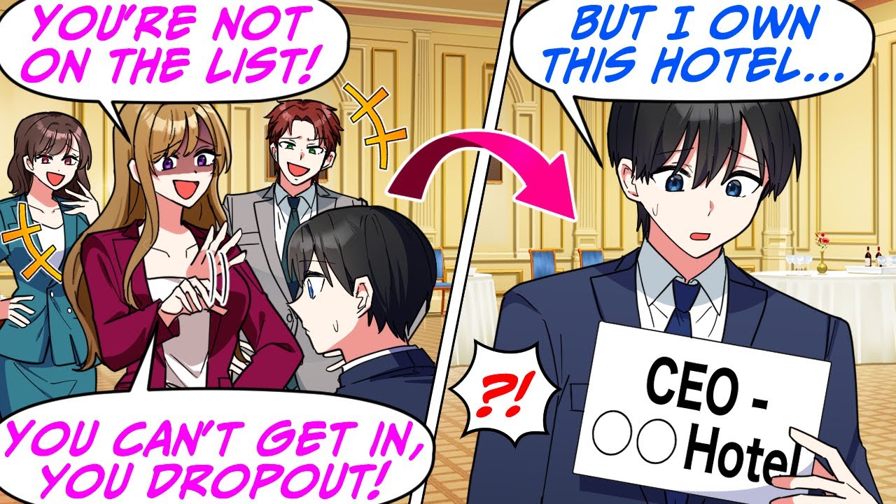 I Went to My Class Reunion at a Fancy Hotel & They Tried to Kick Me Out, But…[RomCom Manga Dub]
