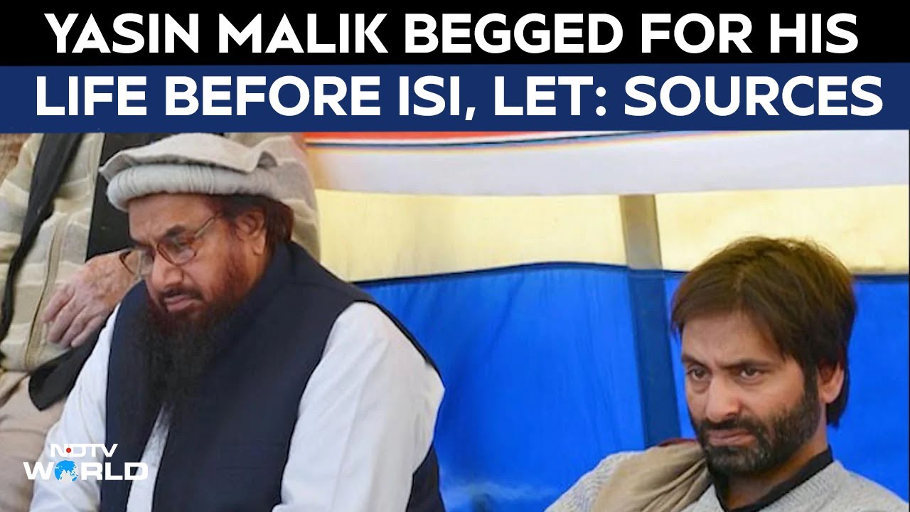 Pakistan News | Yasin Malik Begged For His Life Before ISI, Lashkar-e-Taiba: Sources To NDTV