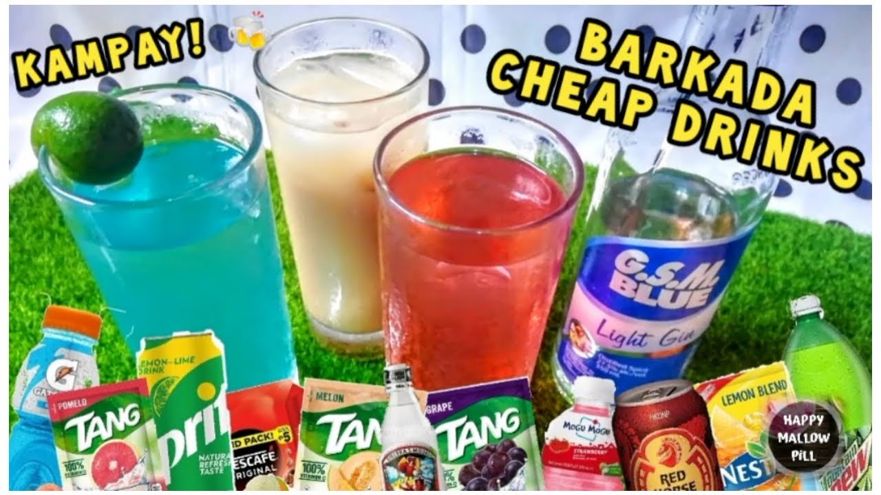8 CHEAP PINOY ALCOHOL MIX (How to Make Pinoy Cocktail Mix) Part 1