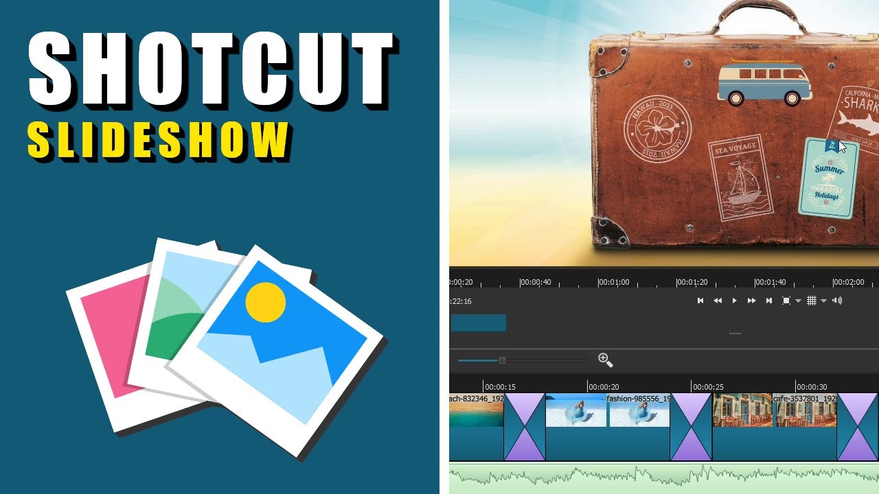 Come creare uno slideshow con Shotcut 20.6 [Tutorial Ita]