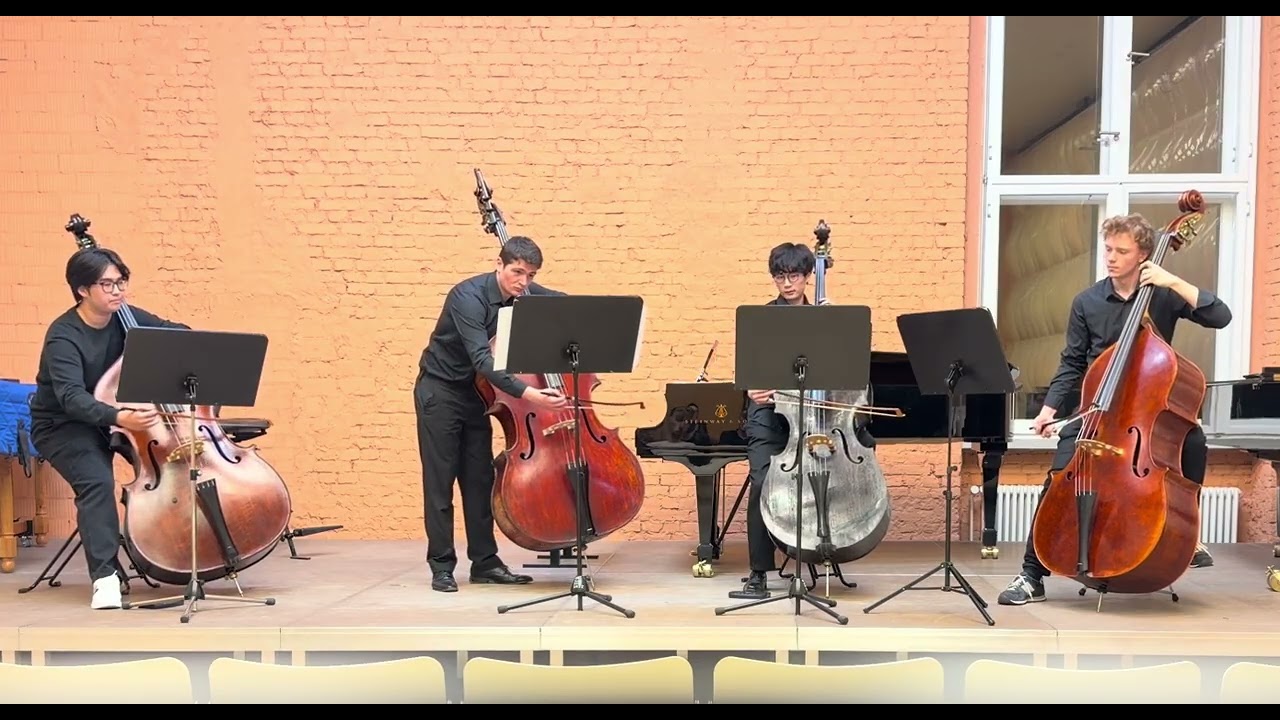 The next step MERCH bass quartet premiere concert 