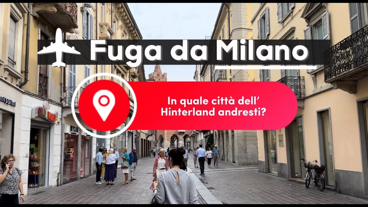 FUGA da MILANO, in quale CITTÀ dell'HINTERLAND andresti?