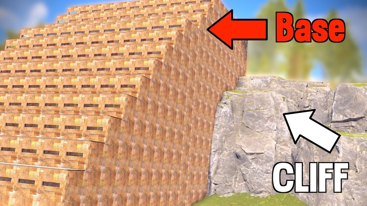 raiding a CLIFFSIDE build that was BIGGER than the ACTUAL CLIFF...