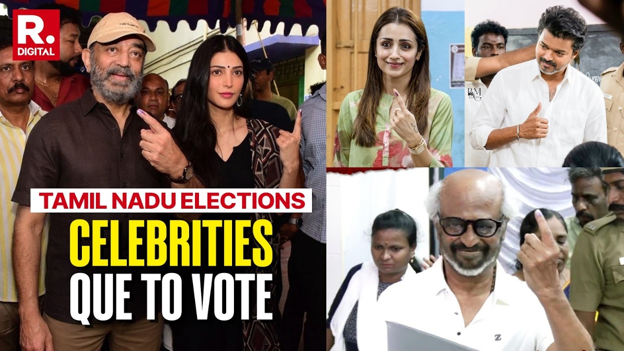Chennai Polling: Celebrities Step Into Polling Booths, Urge Youth To Vote | TN Assembly Elections