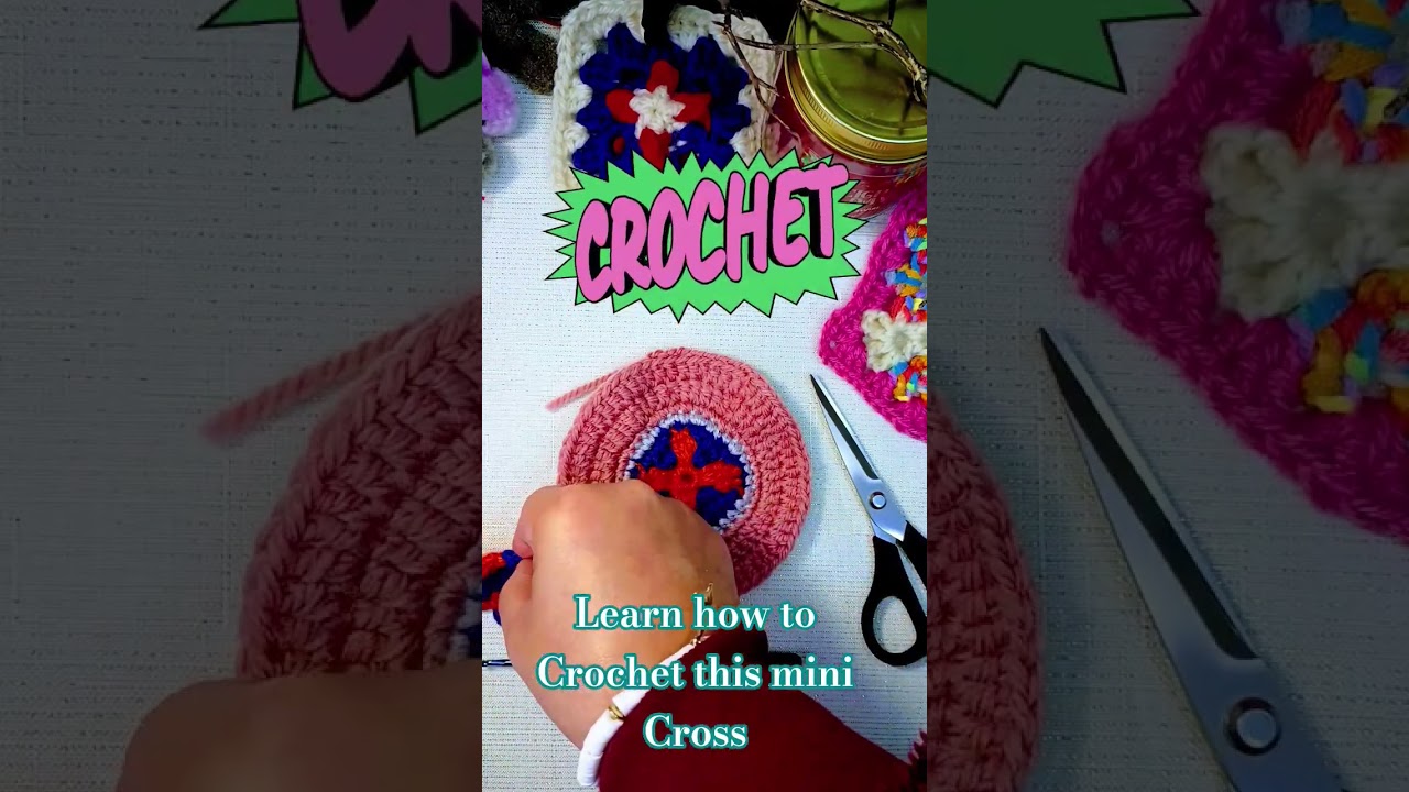 Small Cross Tutorial available.Small charm 