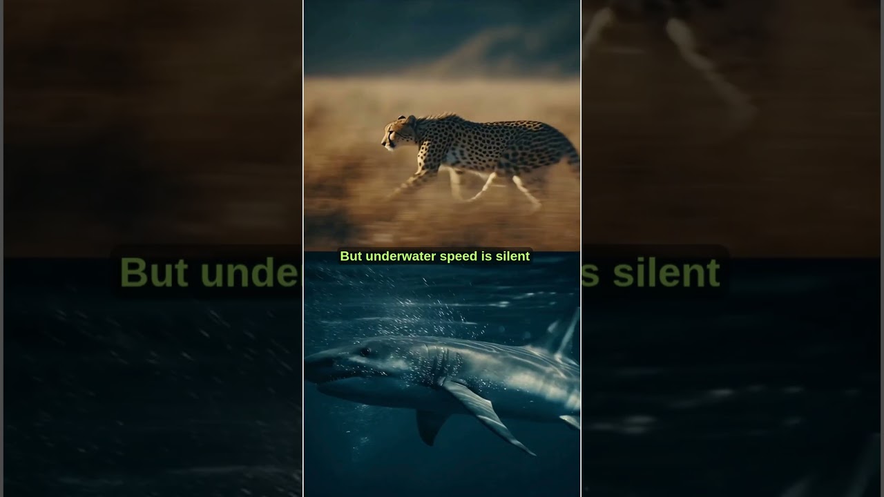 🦈🐆 Fastest Predator: Land or Sea? ⚡