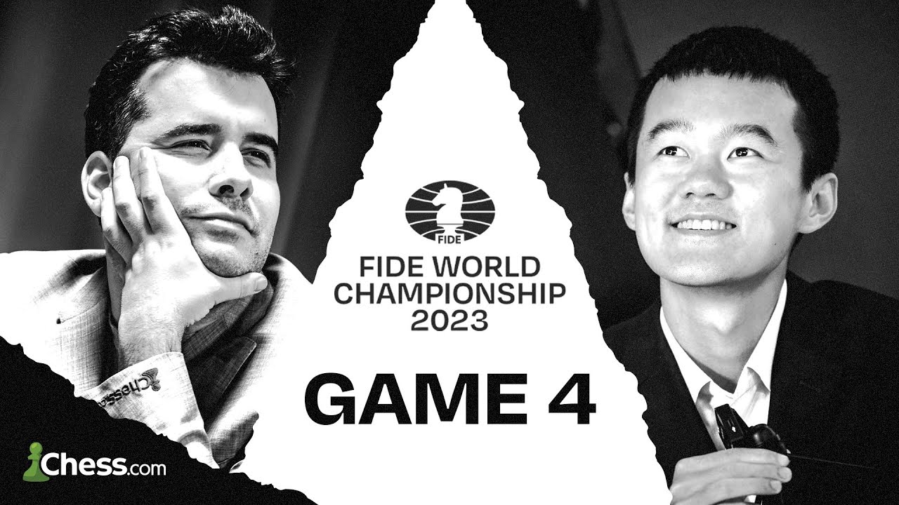 Ding vs. Nepomniachtchi | Game 4 | FIDE World Championship ft. Giri, Howell & Naroditsky
