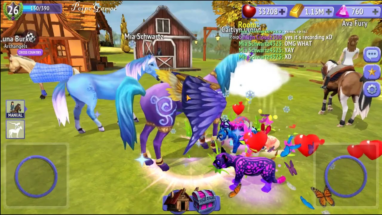 Playing Wild Mode Horse With Friends in Horse Riding Tales