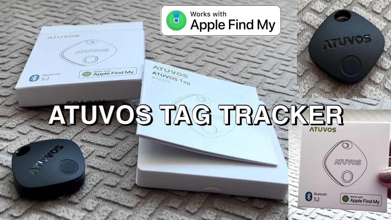 Unboxing: ATUVOS Smart Tag tracker - AT2301 (works with Apple Find My app) | best airtag alternative