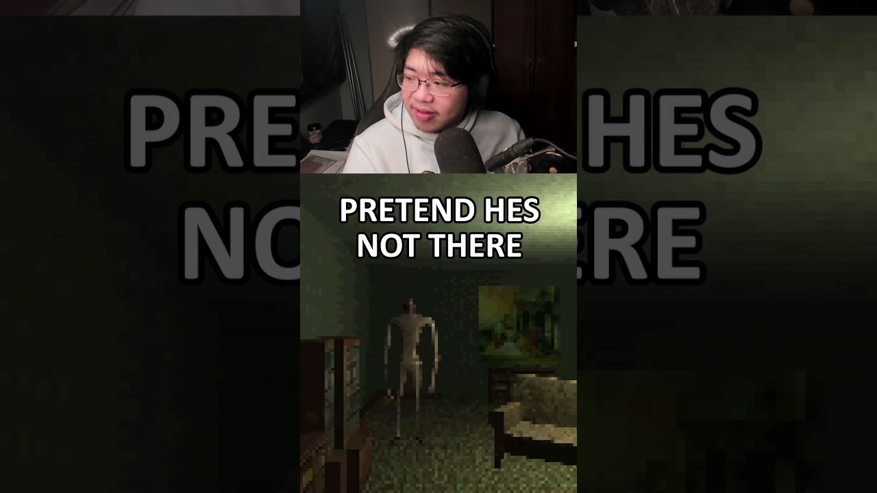 PRETEND HES NOT THERE  #gaming #horrorgame #justbrianchan