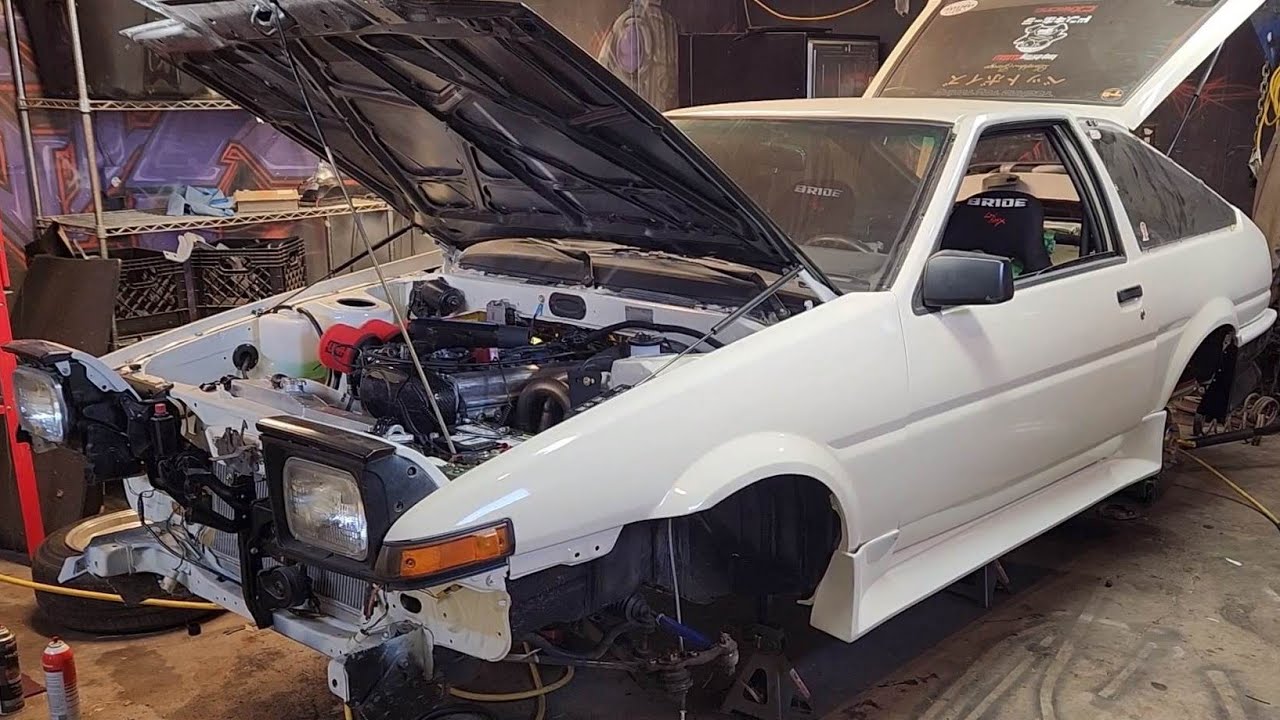 AE86 4age20v: new Techno Toy Tuning parts, and brakes installed. still waiting on my BC coilovers.