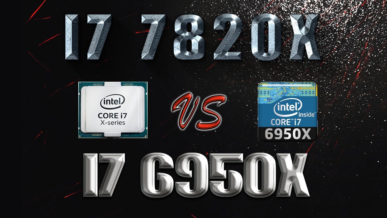 i7 7820X vs i7 6950X BENCHMARK | Hitman Total War Tomb Raider Far Cry | 7-ZIP Truecrypt X264 |