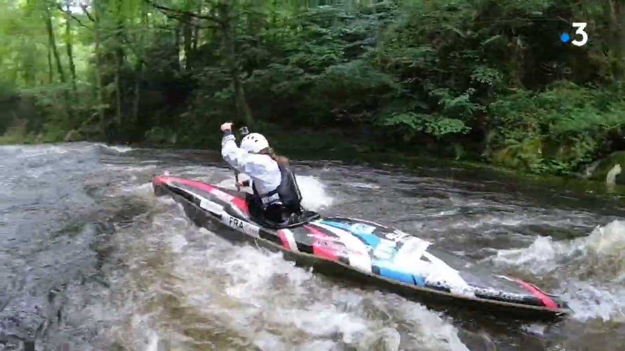 Championnats du monde de kayak à Treignac : reconnaissance du parcours