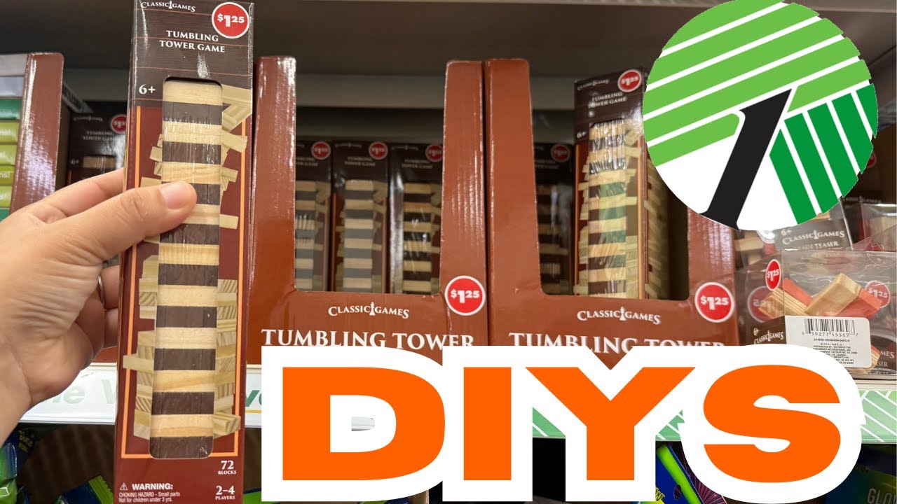 GENIUS WAYS TO USE DOLLAR TREE TUMBLING TOWER BLOCKS HACKS HOME DECOR