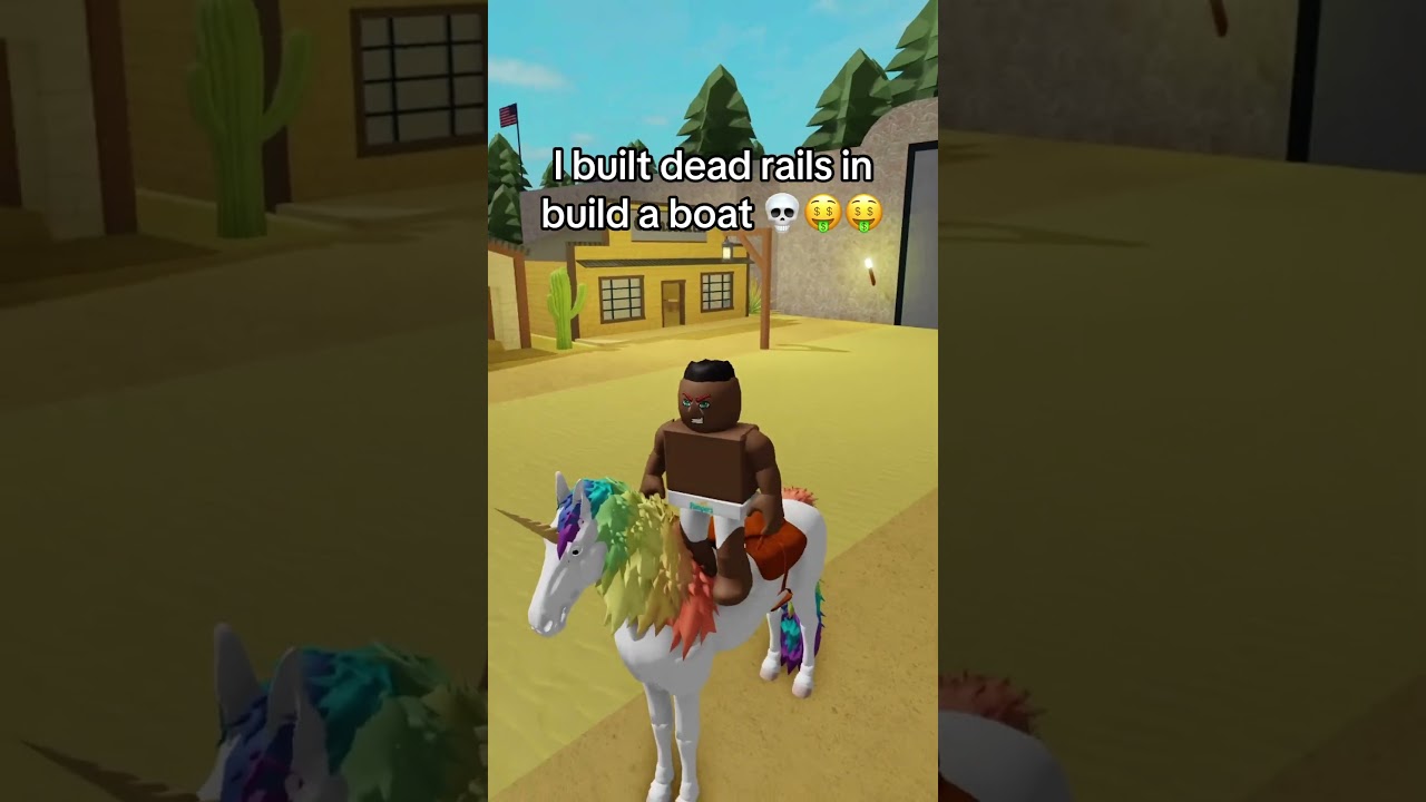 I built dead rails in BABFT! 🤑 #coems #roblox