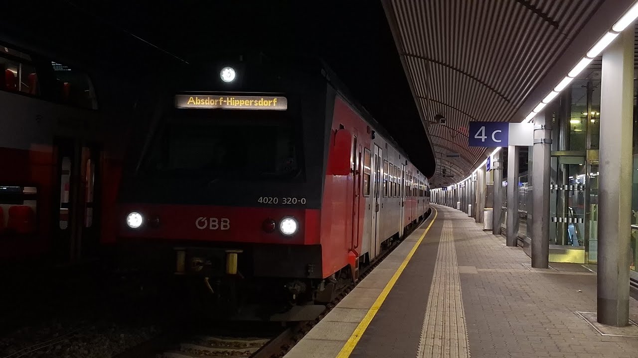 Ausfahrt 4020.320 als S4 Nach Absdorf-Hippersdorf aus Wien Floridsdorf 