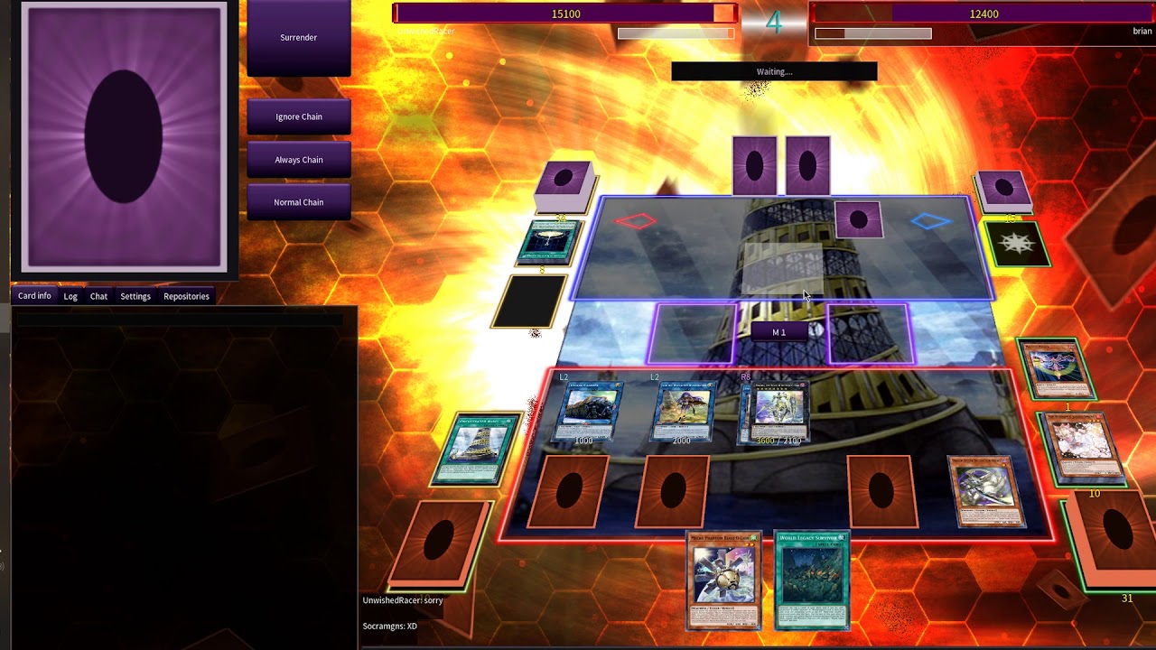 Duelos Random Yu-gi-oh edopro Socramgns y UnwishedRacer Vs Sherman y Brian