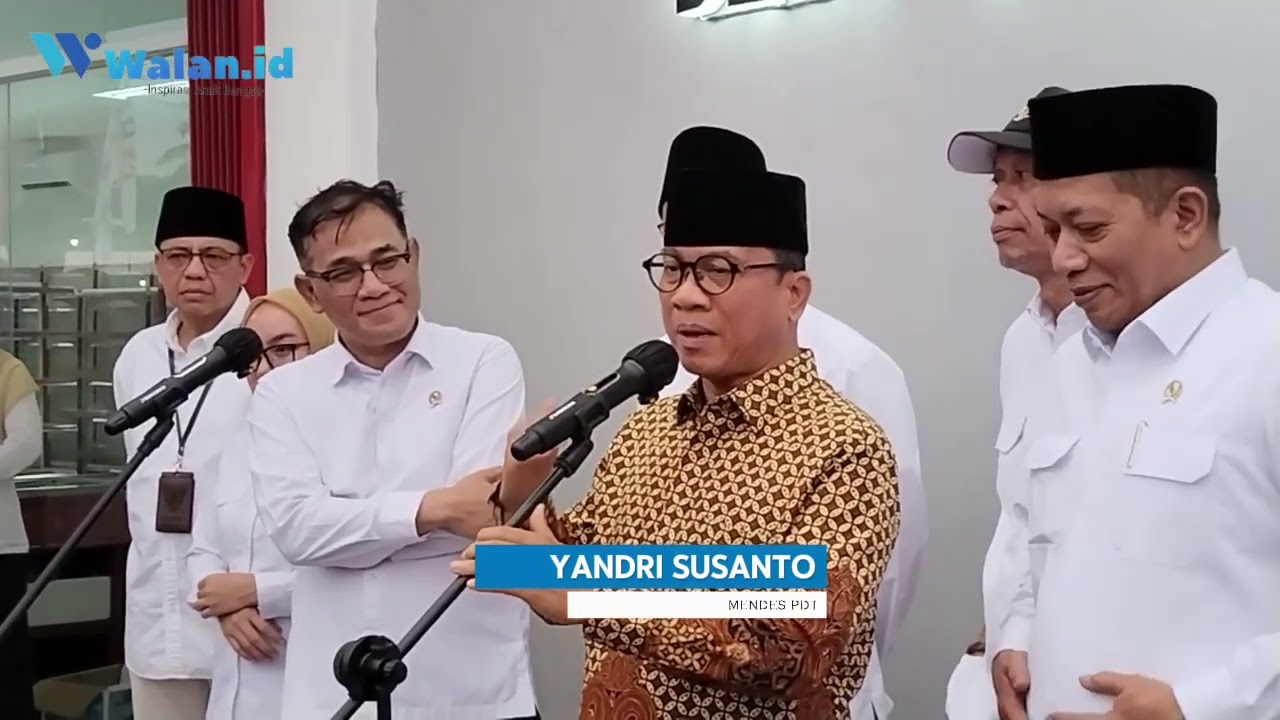 MENTERI DESA YANDRI SUSANTO TEGASKAN PENERBITAN IZIN BARU EKSPANSI RITEL DIBATASI