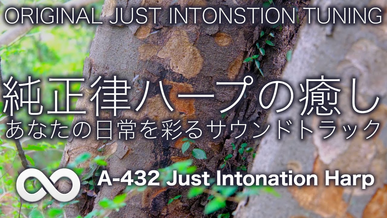 【夜のリラクゼーション】心がほどける純正律ハープ｜癒し・ヒーリングBGM 🌿