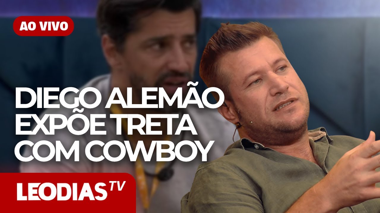 DIEGO ALEMÃO EXPÕE TRETA COM COWBOY | JORNAL DOS FAMOSOS | LeoDias TV