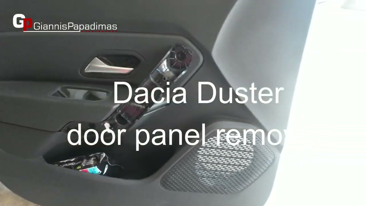 Dacia Duster 2010–2017 door panel removal