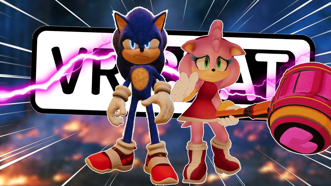 Amy & Sonic Beat Metal Sonic In VRChat! - VRChat Funny Moments (Sonic The Hedgehog 3)