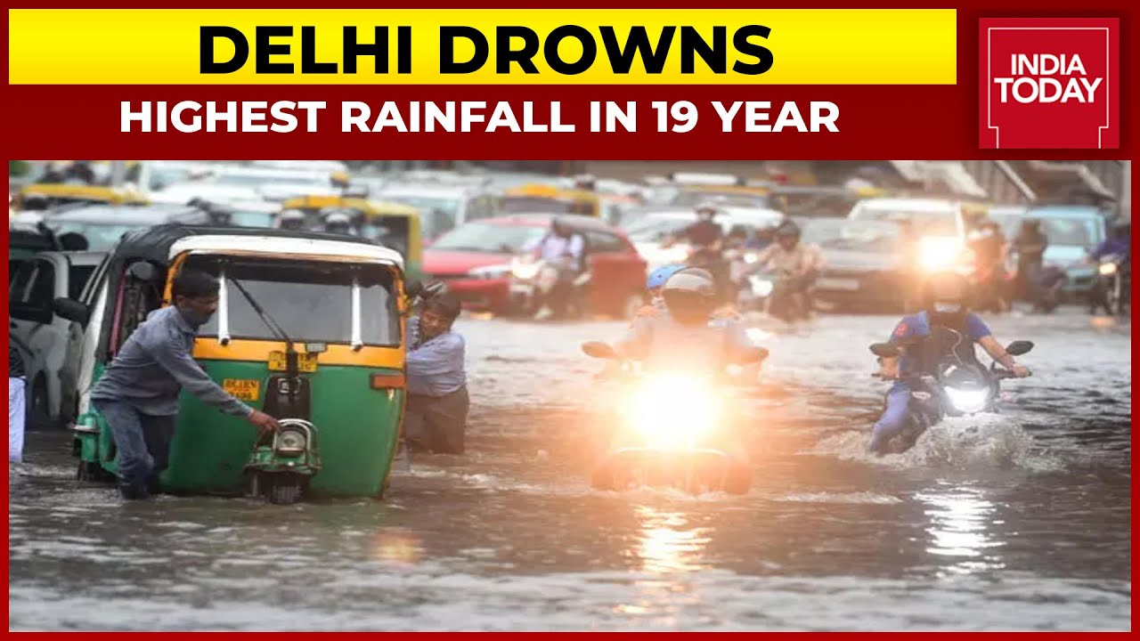 Streets Flooded, Massive Traffic Jams As Delhi Receives Highest Rain In September In 19 Years