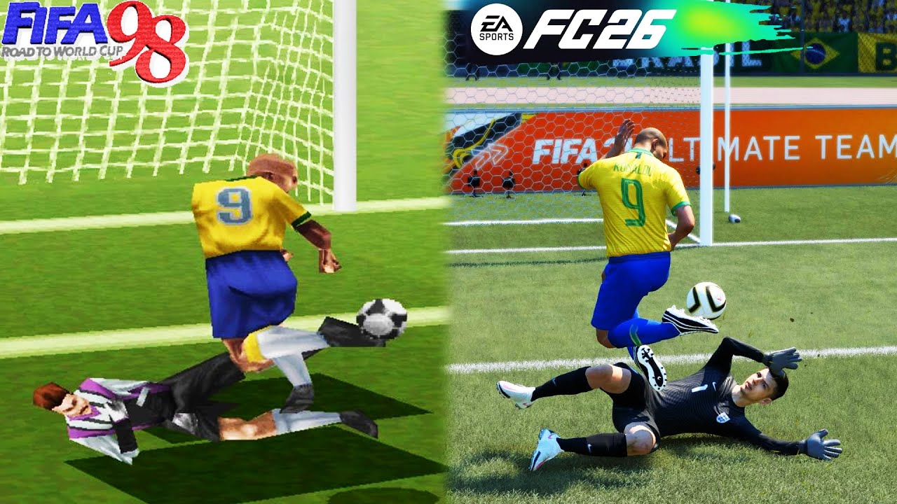 Дриблинг вратаря от FIFA 94 до FC 26