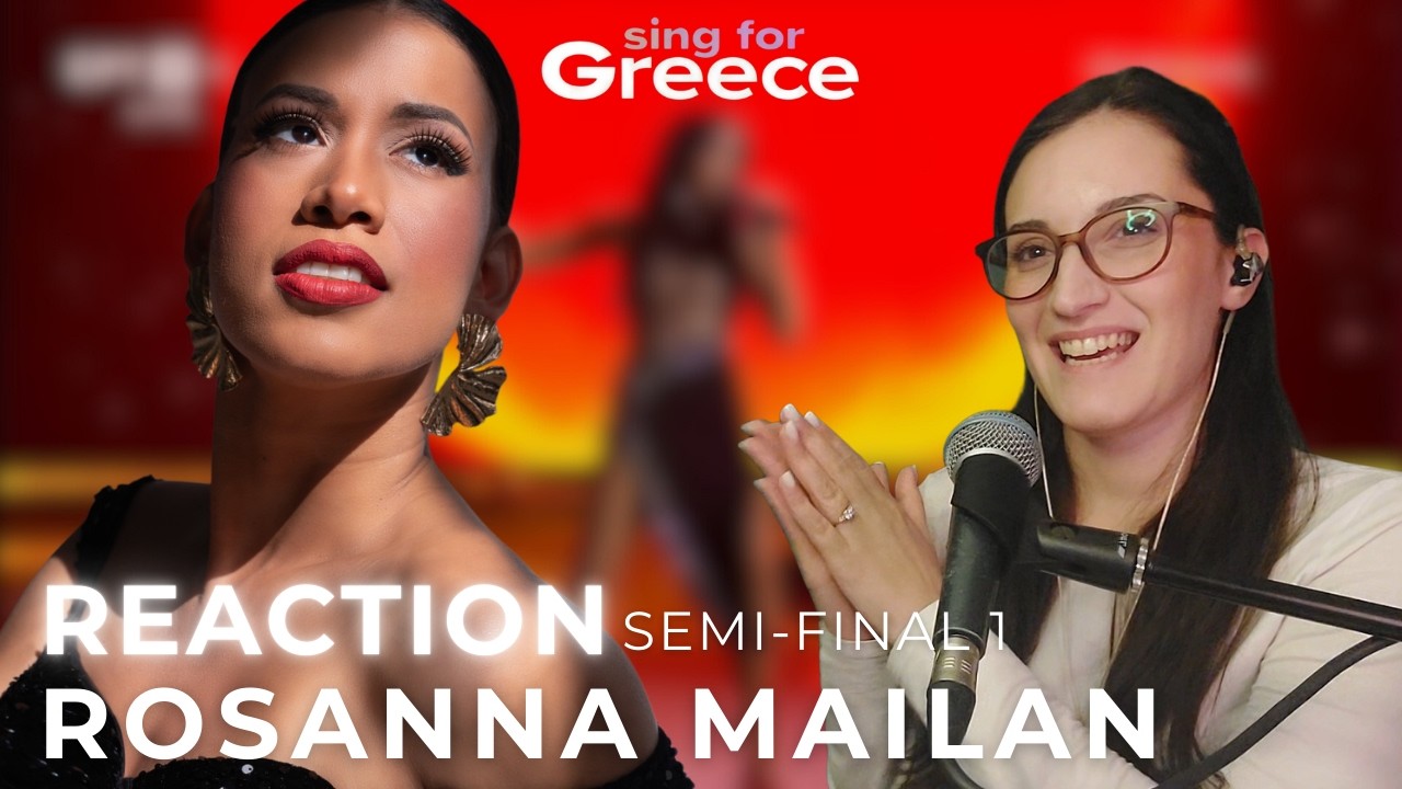 Vocal Coach Reacts to Rosanna Mailan - Άλμα LIVE | Semi-Final 1