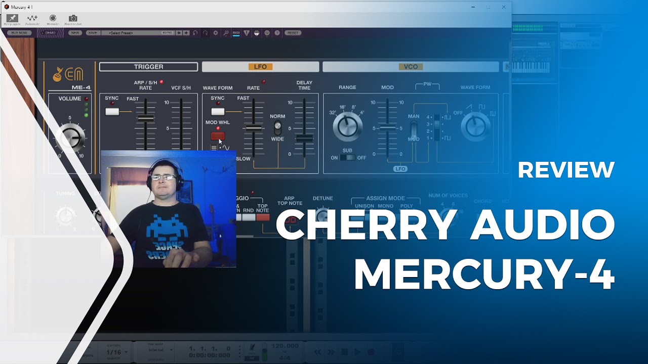 Cherry Audio Mercury-4 Synth Review, Demo and Walkthrough