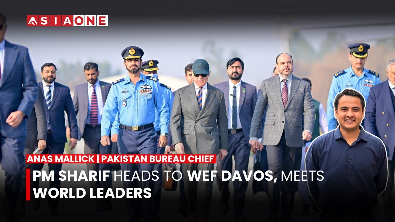 Pak PM Sharif Heads to WEF Davos, Meets World Leaders | Jan 20–22 | Anas Mallick | Asia One News
