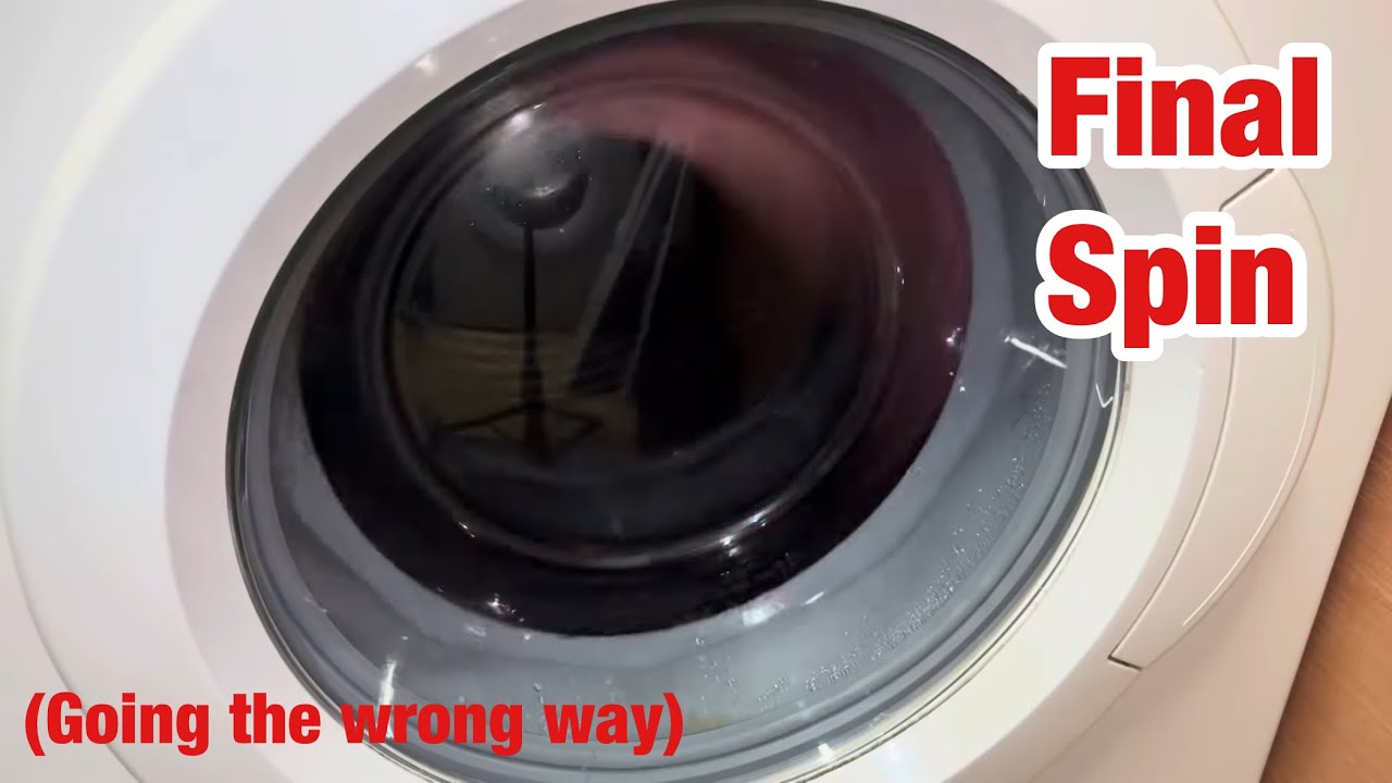 Bosch WAE24162 washing machine || Final spin going clockwise!
