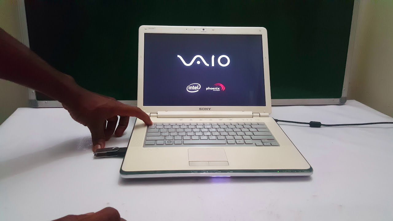 enable usb boot option on sony vaio laptop