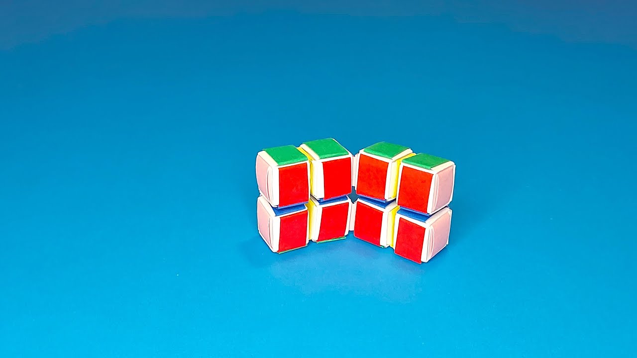 How to Make Origami Infinity Cube Without Glue or Tape