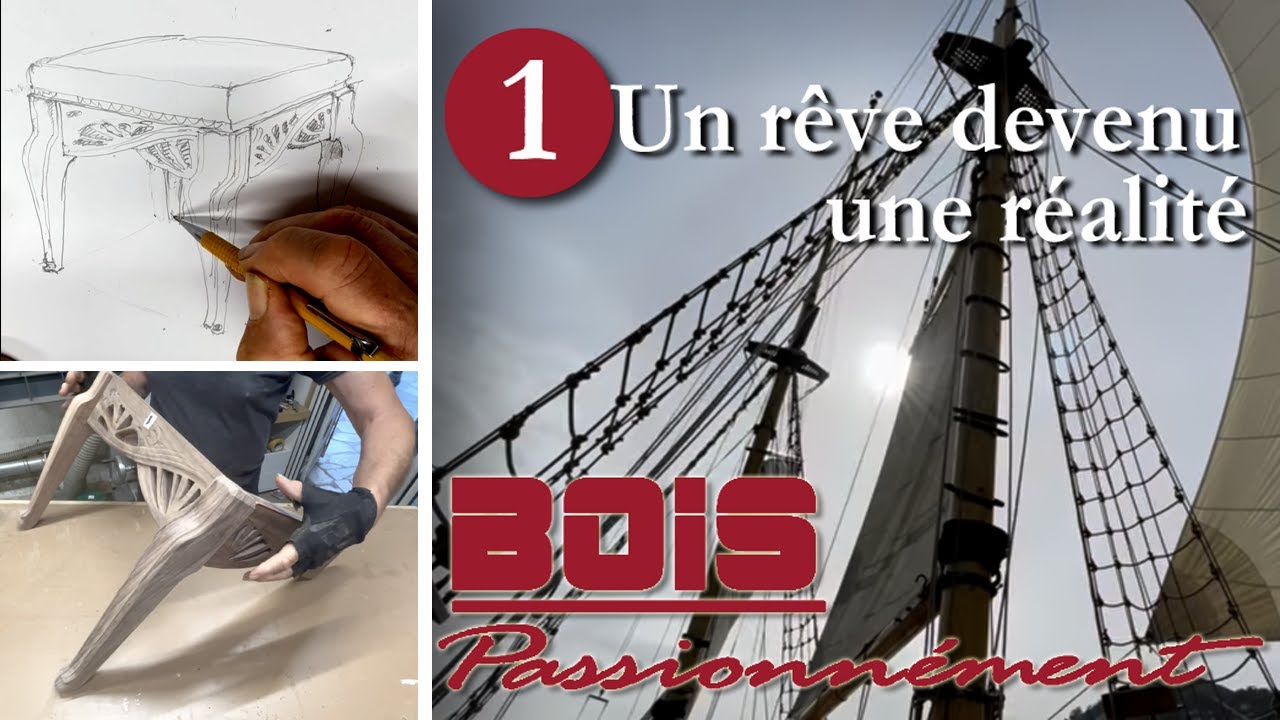 1 - un r&ecirc;ve devenu r&eacute;alit&eacute; : artisan cr&eacute;ateur en &eacute;b&eacute;nisterie d'art.