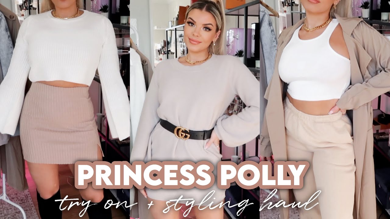 $1000 PRINCESS POLLY TRY ON HAUL 😱🥰 STYLING TIPS + DISCOUNT CODE 🙌🏼 JAZ HAND