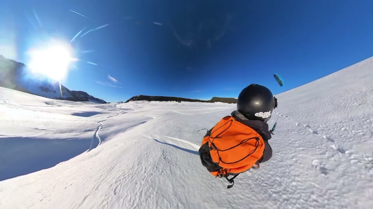 WE ARE KITE / WE ARE SNOWKITE INSIDE Snowkiting Three #insta360 #flysurfer #snowkiting