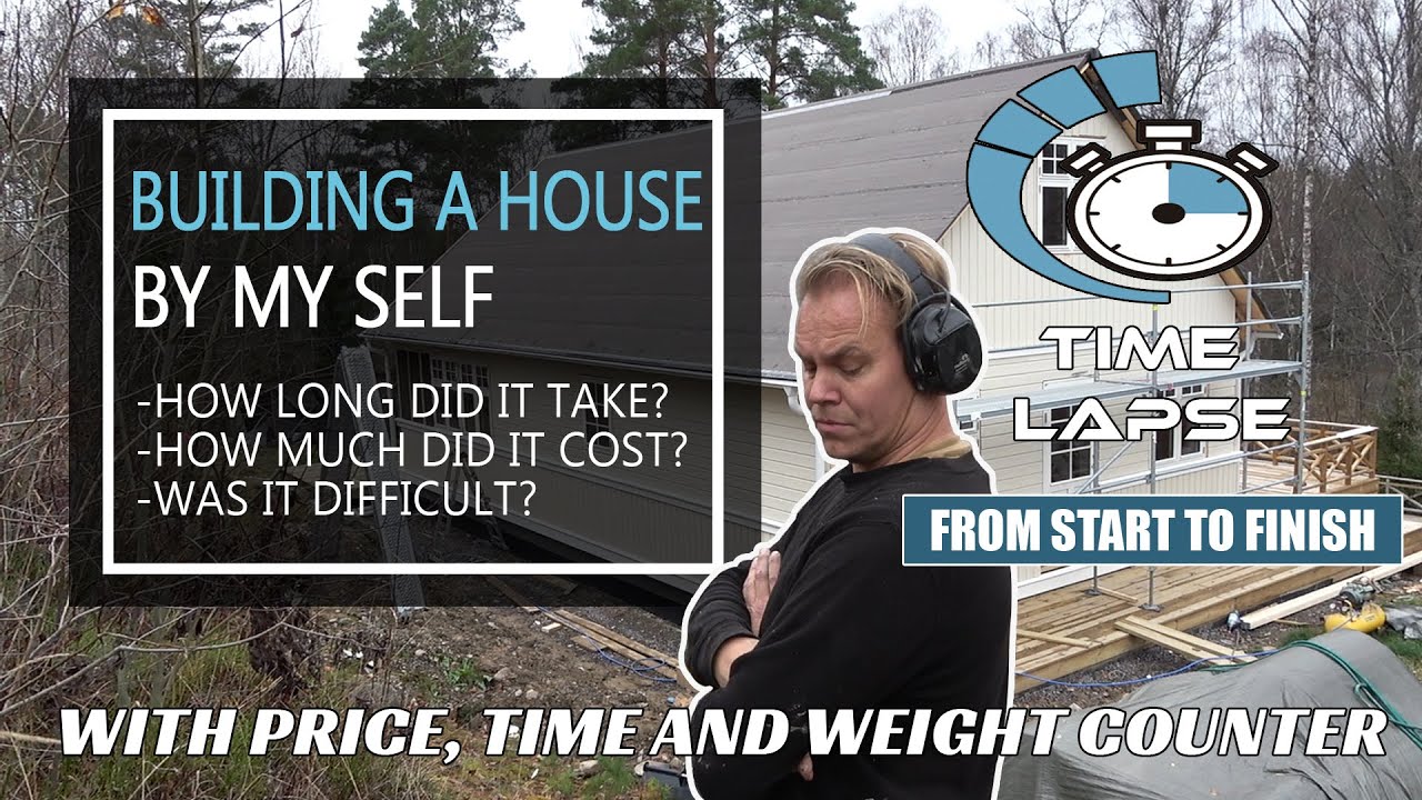 Old-School House Building: 1-Year Solo Timelapse of Craftsmanship in Action