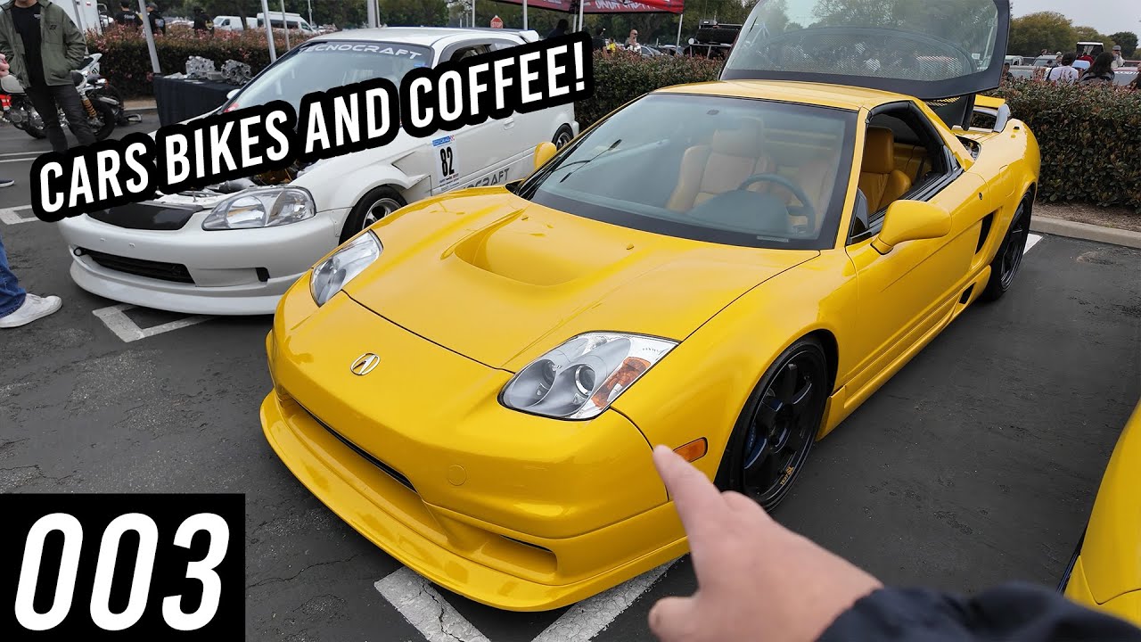 Cars Bikes & Coffee at American Honda Collection Hall - 2/17/2024