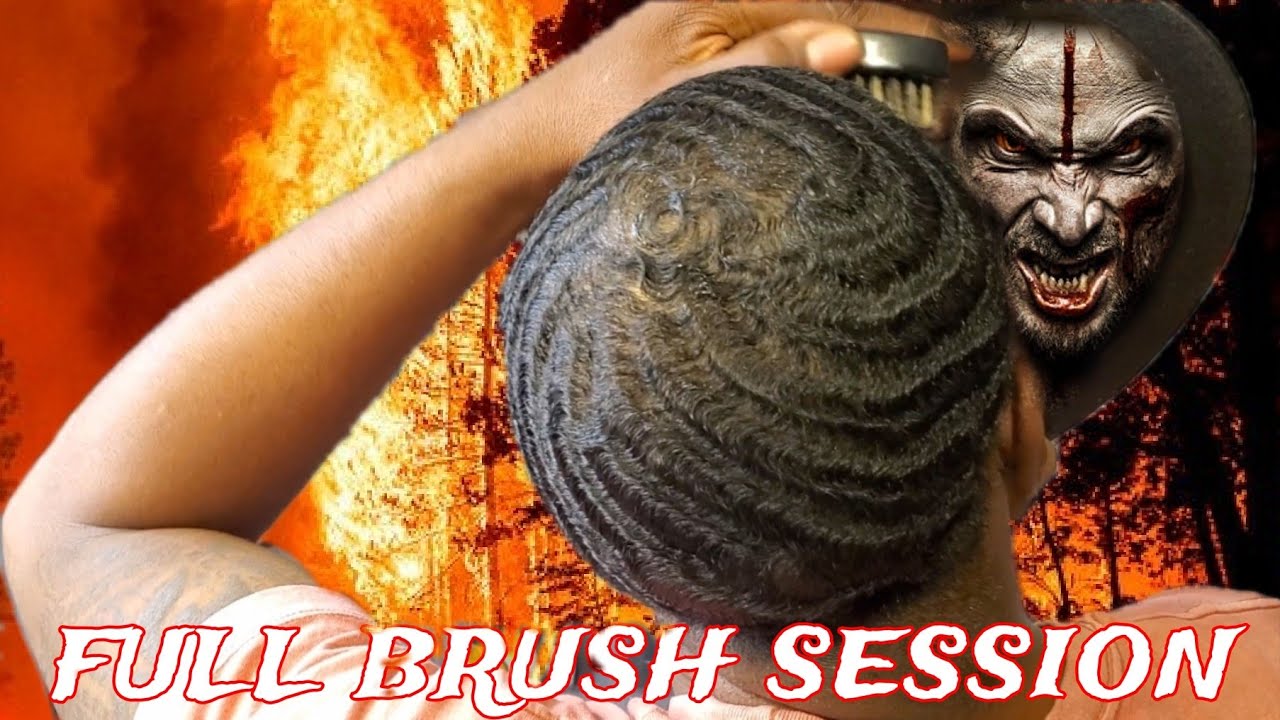 MUST WATCH: How to brush 360 waves after a haircut...